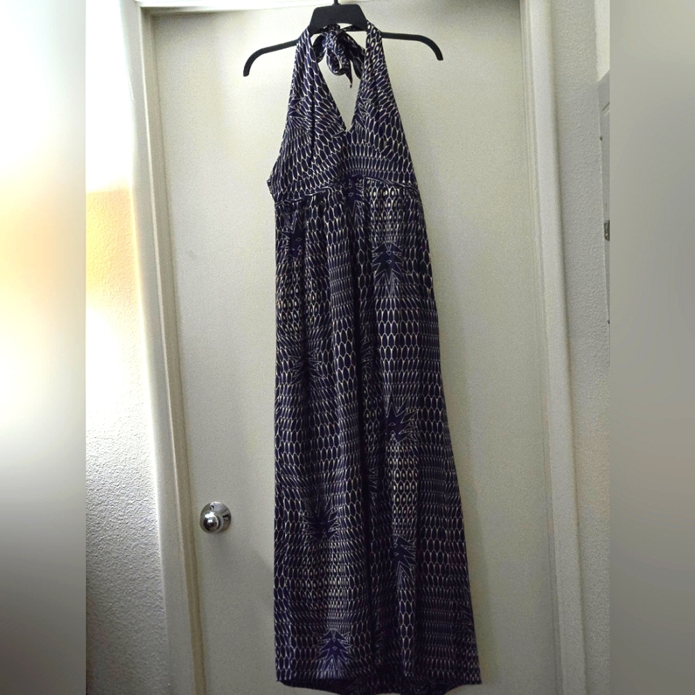 Manuheali'i Navy Maxi Dress